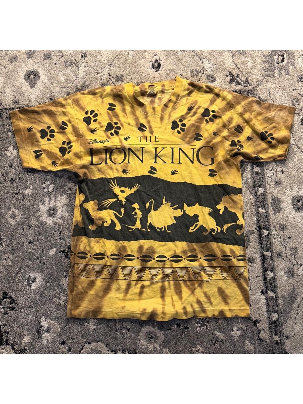 Vintage Disney The Lion King Tie-Dye T-Shirt OSFA Adult